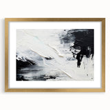 Textured Black & White Abstract Bedroom Wall Art – Canvas & Prints