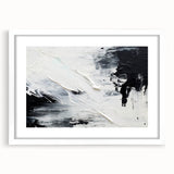 Textured Black & White Abstract Bedroom Wall Art – Canvas & Prints