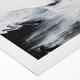 Textured Black & White Abstract Bedroom Wall Art – Canvas & Prints