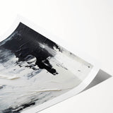 Textured Black & White Abstract Bedroom Wall Art – Canvas & Prints