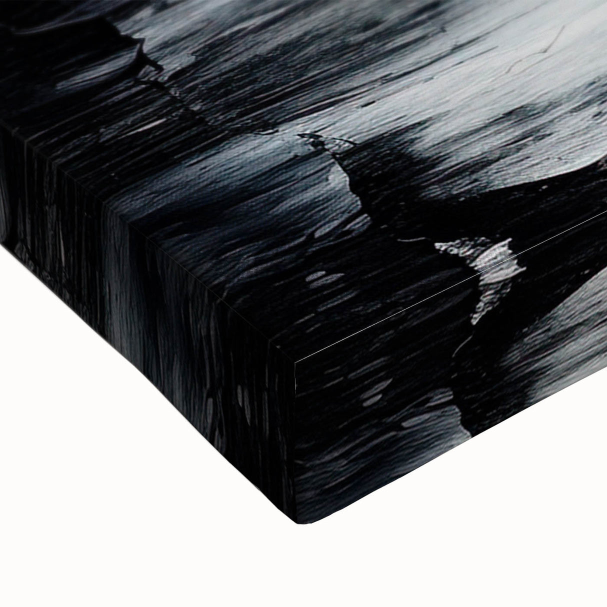 Textured Black & White Abstract Bedroom Wall Art – Canvas & Prints