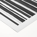 Black and White Office Wall Art – Modern Vertical Line Abstract