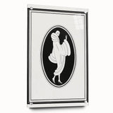 Elegant Art Deco Wall Art – Stylish Monochrome Fashion Illustration