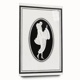 Elegant Art Deco Wall Art – Stylish Monochrome Fashion Illustration
