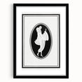 Elegant Art Deco Wall Art – Stylish Monochrome Fashion Illustration
