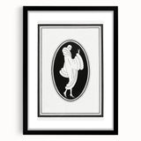 Elegant Art Deco Wall Art – Stylish Monochrome Fashion Illustration