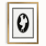 Elegant Art Deco Wall Art – Stylish Monochrome Fashion Illustration