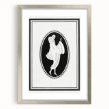 Elegant Art Deco Wall Art – Stylish Monochrome Fashion Illustration