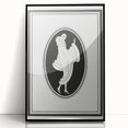 Elegant Art Deco Wall Art – Stylish Monochrome Fashion Illustration