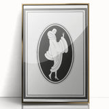Elegant Art Deco Wall Art – Stylish Monochrome Fashion Illustration