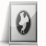 Elegant Art Deco Wall Art – Stylish Monochrome Fashion Illustration