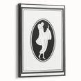 Elegant Art Deco Wall Art – Stylish Monochrome Fashion Illustration