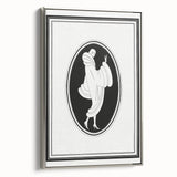 Elegant Art Deco Wall Art – Stylish Monochrome Fashion Illustration