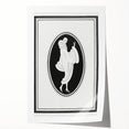 Elegant Art Deco Wall Art – Stylish Monochrome Fashion Illustration