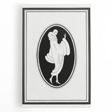 Elegant Art Deco Wall Art – Stylish Monochrome Fashion Illustration