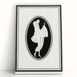 Elegant Art Deco Wall Art – Stylish Monochrome Fashion Illustration