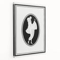 Elegant Art Deco Wall Art – Stylish Monochrome Fashion Illustration
