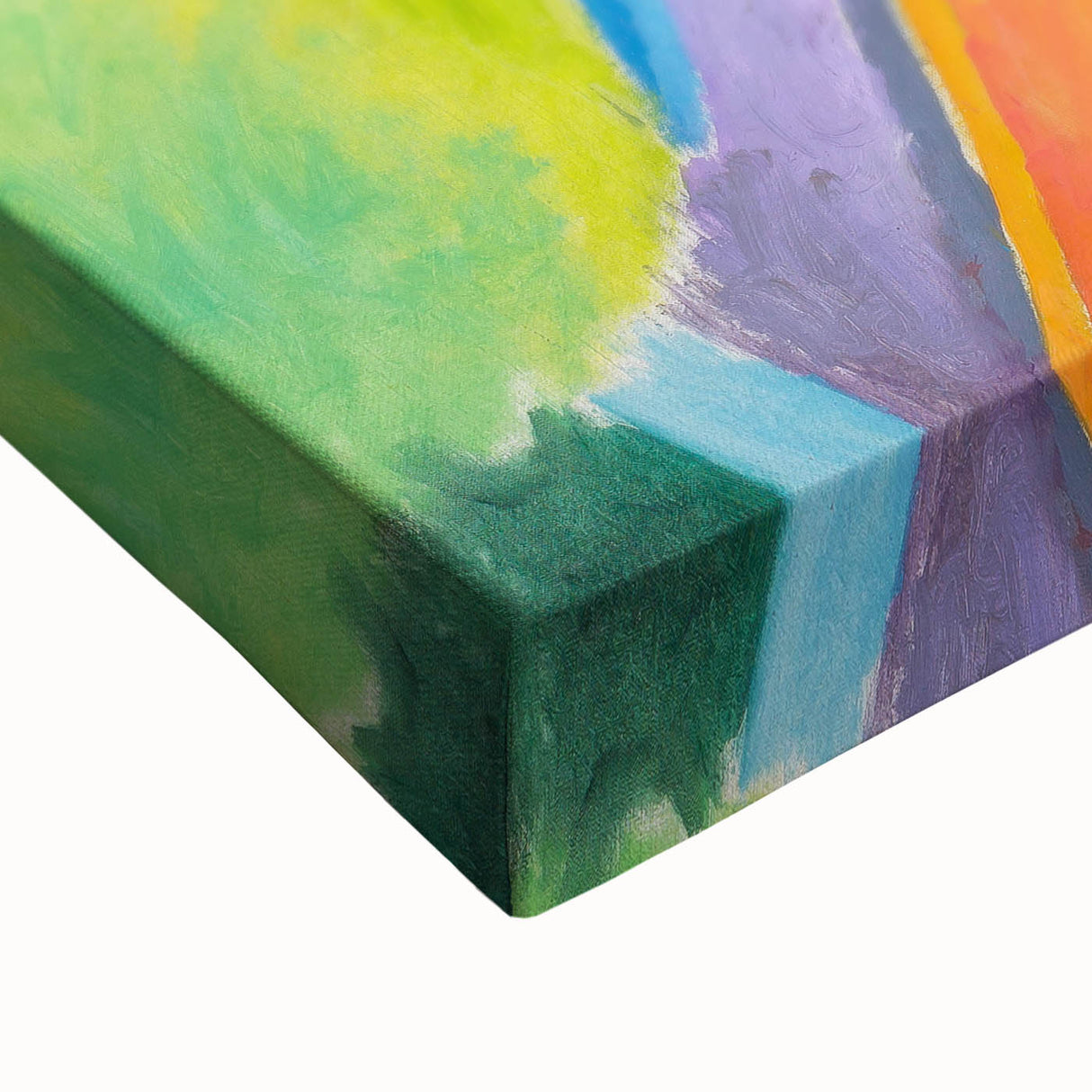Colorful Cubist Eiffel Tower Art - Vibrant Abstract Modern Wall Decor