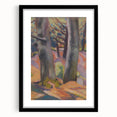 Expressionist Tree Study – Serene Abstract Nature Canvas Wall Art