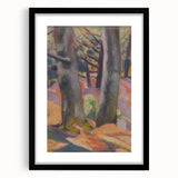 Expressionist Tree Study – Serene Abstract Nature Canvas Wall Art