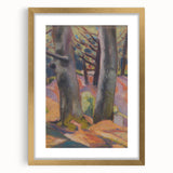 Expressionist Tree Study – Serene Abstract Nature Canvas Wall Art