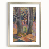 Expressionist Tree Study – Serene Abstract Nature Canvas Wall Art