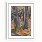 Expressionist Tree Study – Serene Abstract Nature Canvas Wall Art