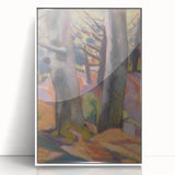 Expressionist Tree Study – Serene Abstract Nature Canvas Wall Art