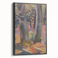 Expressionist Tree Study – Serene Abstract Nature Canvas Wall Art
