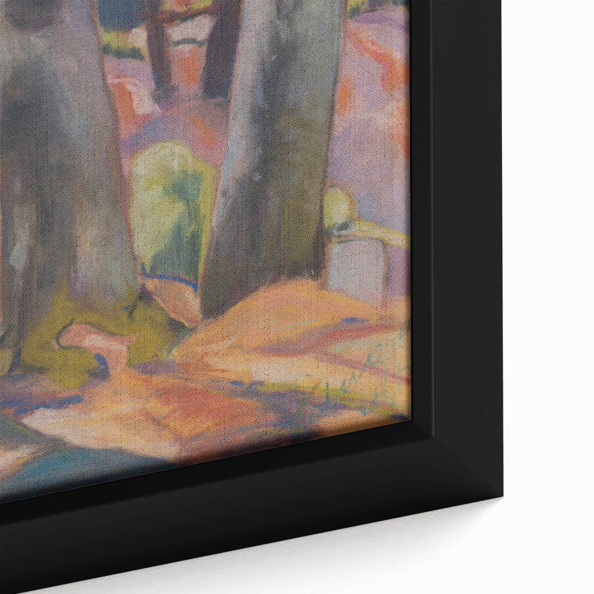 Expressionist Tree Study – Serene Abstract Nature Canvas Wall Art