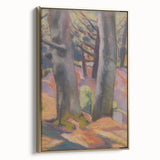 Expressionist Tree Study – Serene Abstract Nature Canvas Wall Art