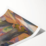 Expressionist Tree Study – Serene Abstract Nature Canvas Wall Art