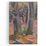 Expressionist Tree Study – Serene Abstract Nature Canvas Wall Art