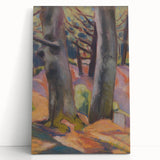 Expressionist Tree Study – Serene Abstract Nature Canvas Wall Art