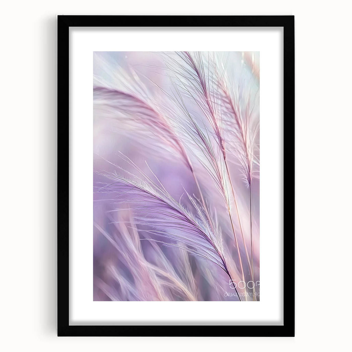 Floral and botanical frame with a matte black finish, showcasing intricate designs, perfect for enhancing modern home decor. Ideal for art lovers and interior styling.