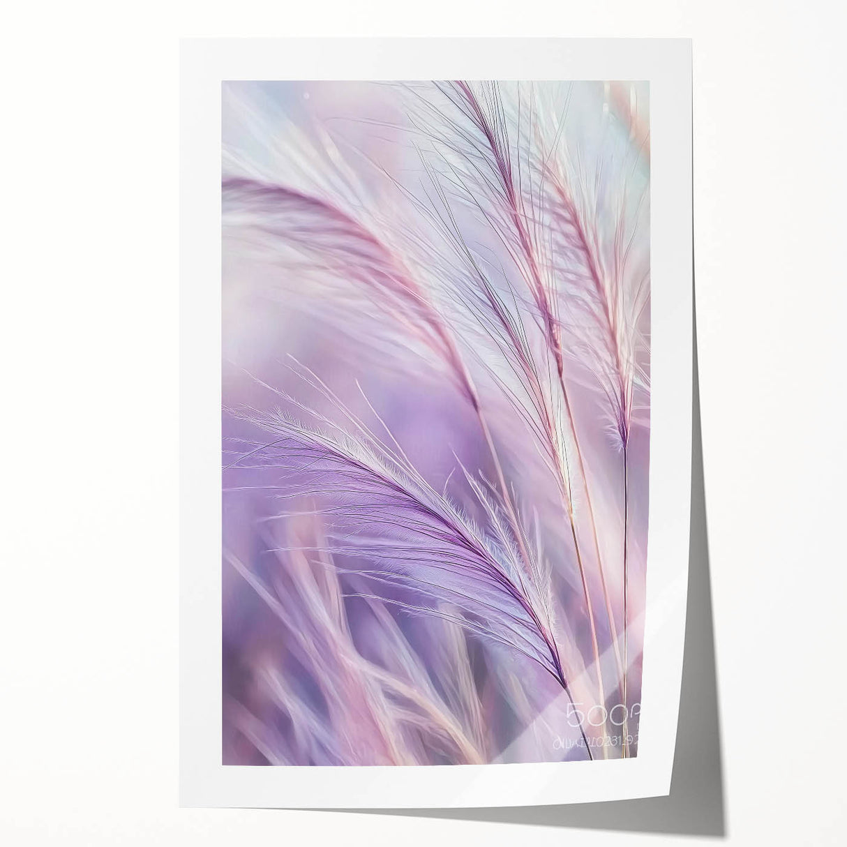 Floral and botanical rolled print showcasing vibrant colors and intricate designs on quality canvas, elegantly packaged in a sturdy tube for easy transport and display.