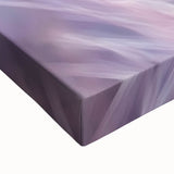 Close-up of a floral and botanical stretched canvas artwork showcasing vibrant colors and intricate details, perfect for enhancing home decor with nature-inspired elegance. The canvas features a rich blend of greens, yellows, and pinks, ideal for adding a fresh aesthetic to any room.