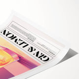 Extra large rolled print featuring line art flowers in black and white, ideal for large living room wall art.