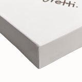 Large art depicting a black and white landscape painting on stretched canvas, suitable for bedroom decor.