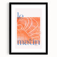 Extra large framed abstract art print of colorful pastries, textured design, ideal for living room decor.