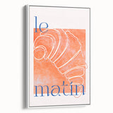 Vintage poster art of colorful pastries on a framed canvas, ideal for extra large living room wall decor.