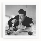 Large black and white canvas print of a bustling marketplace, ideal for kitchen wall art.