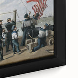 Raising the American Flag - Fourth of July Decorations