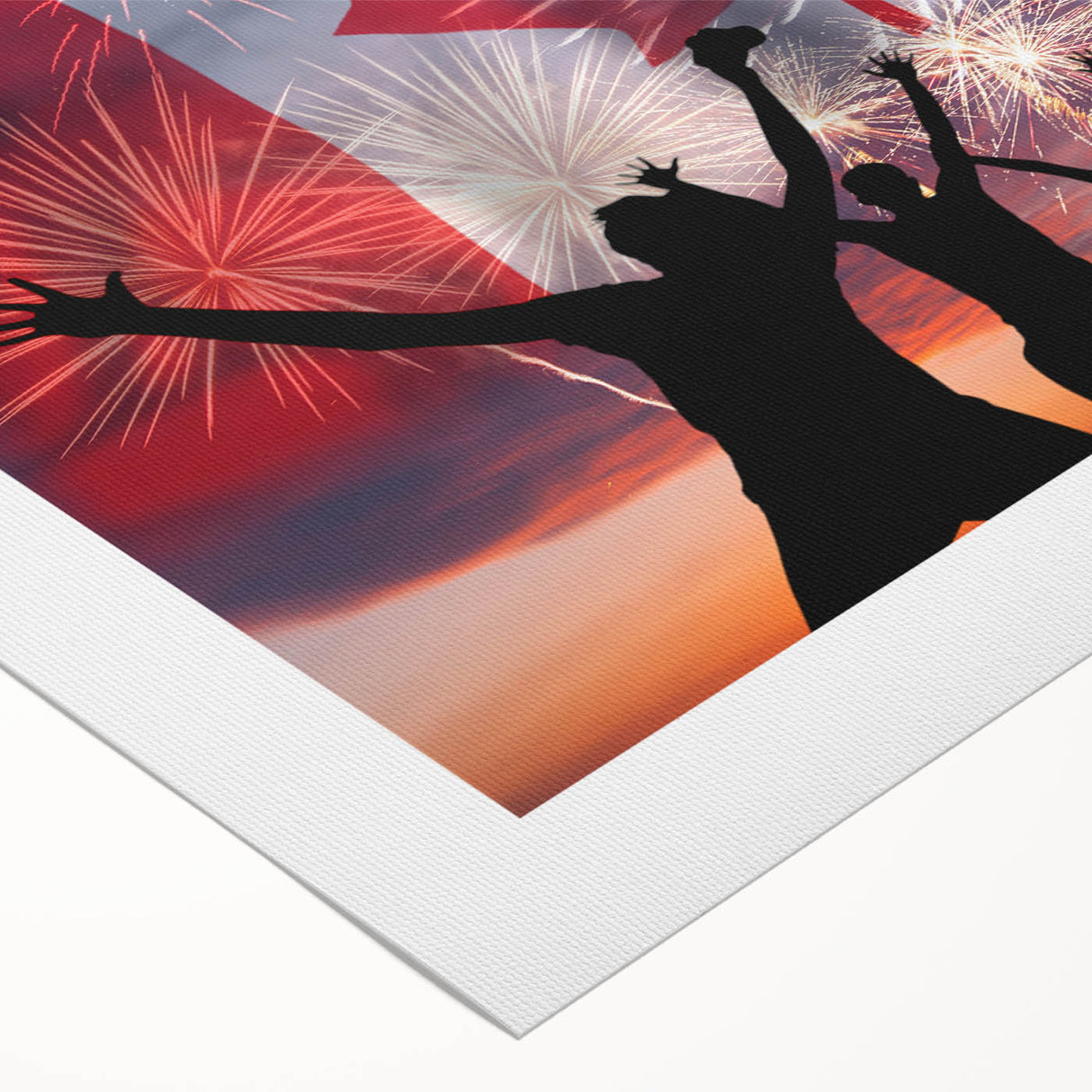 Canada Day Art Prints - Patriotic Canadian Flag & Maple Leaf Wall Art