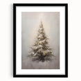 Winter Wonderland Christmas Wall Art – Elegant Snowy Tree