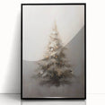 Winter Wonderland Christmas Wall Art – Elegant Snowy Tree