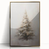 Winter Wonderland Christmas Wall Art – Elegant Snowy Tree