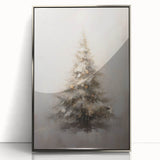 Winter Wonderland Christmas Wall Art – Elegant Snowy Tree