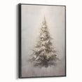 Winter Wonderland Christmas Wall Art – Elegant Snowy Tree