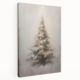 Winter Wonderland Christmas Wall Art – Elegant Snowy Tree
